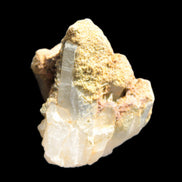 Elestial Clear Quartz crystals with crystal Calcite coating from Afghanistan 179.2g in sunlight - Rocks and Things Store