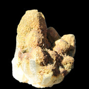 Elestial Clear Quartz crystals with crystal Calcite coating from Afghanistan 179.2g in sunlight - Rocks and Things Store