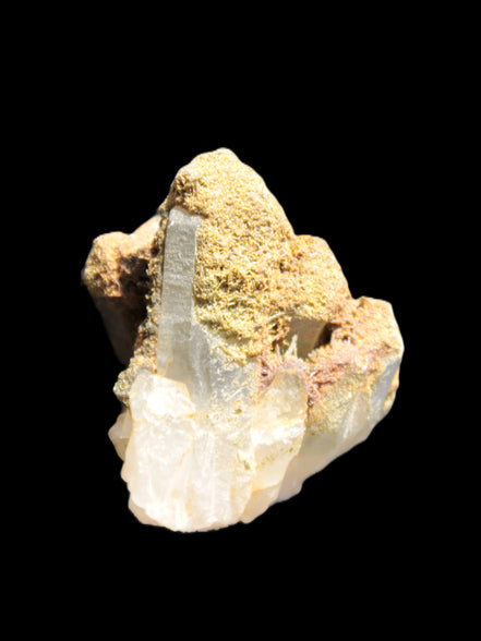 Elestial Clear Quartz crystals with crystal Calcite coating from Afghanistan 179.2g Rocks and Things