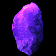 Green and Bi-Colour Pink Tourmaline on Quartz Feldspar 36*26* 54mm 320ct 64g in UV light - Rocks and Things Store