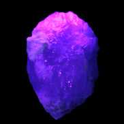 Green and Bi-Colour Pink Tourmaline on Quartz Feldspar 36*26* 54mm 320ct 64g in UV light - Rocks and Things Store