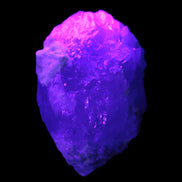 Green and Bi-Colour Pink Tourmaline on Quartz Feldspar 36*26* 54mm 320ct 64g in UV light - Rocks and Things Store