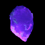 Green and Bi-Colour Pink Tourmaline on Quartz Feldspar 36*26* 54mm 320ct 64g in UV light - Rocks and Things Store