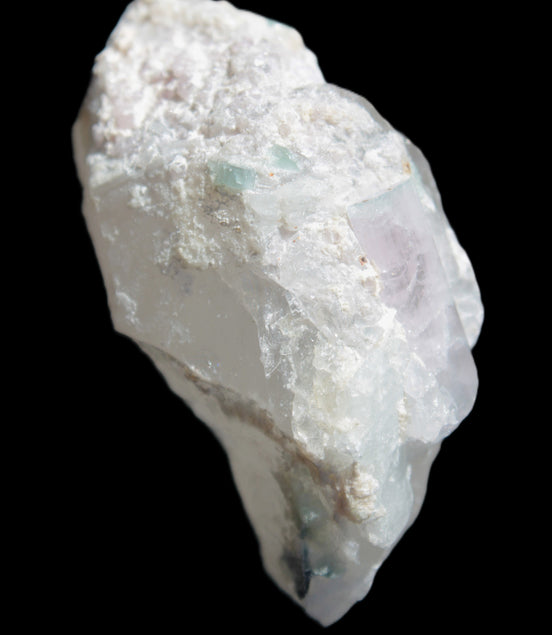 Green and Bi-Colour Pink Tourmaline on Quartz Feldspar 36*26* 54mm 320ct 64g Rocks and Things Store