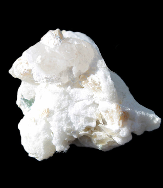 Green Tourmaline, Lepidolite Double-Terminated Quartz  in Mica -Feldspar matrix cluster 47.7g Rocks and Things Store