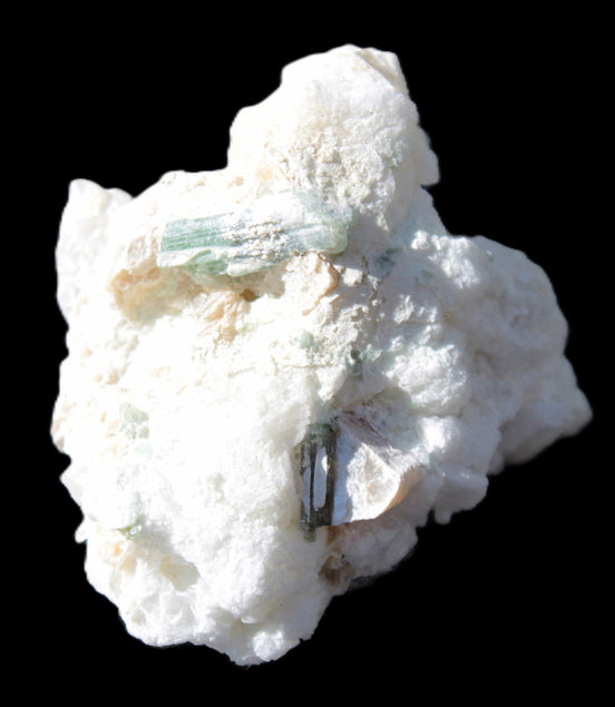 Green Tourmaline, Lepidolite Double-Terminated Quartz  in Mica -Feldspar matrix cluster 47.7g Rocks and Things Store