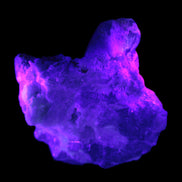 Elestial Quartz Soulmate cluster with Feldspar and Mica Bridge 424g in UV light - Rocks and Things Store