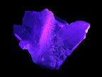 Elestial Quartz Soulmate cluster with Feldspar and Mica Bridge 424g in UV light - Rocks and Things Store