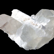 Elestial Quartz Soulmate cluster with Feldspar and Mica Bridge 105*105*50mm 424g in bright sunlight - Rocks and Things Store