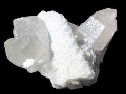 Elestial Quartz Soulmate cluster with Feldspar and Mica Bridge 105*105*50mm 424g in bright sunlight - Rocks and Things Store