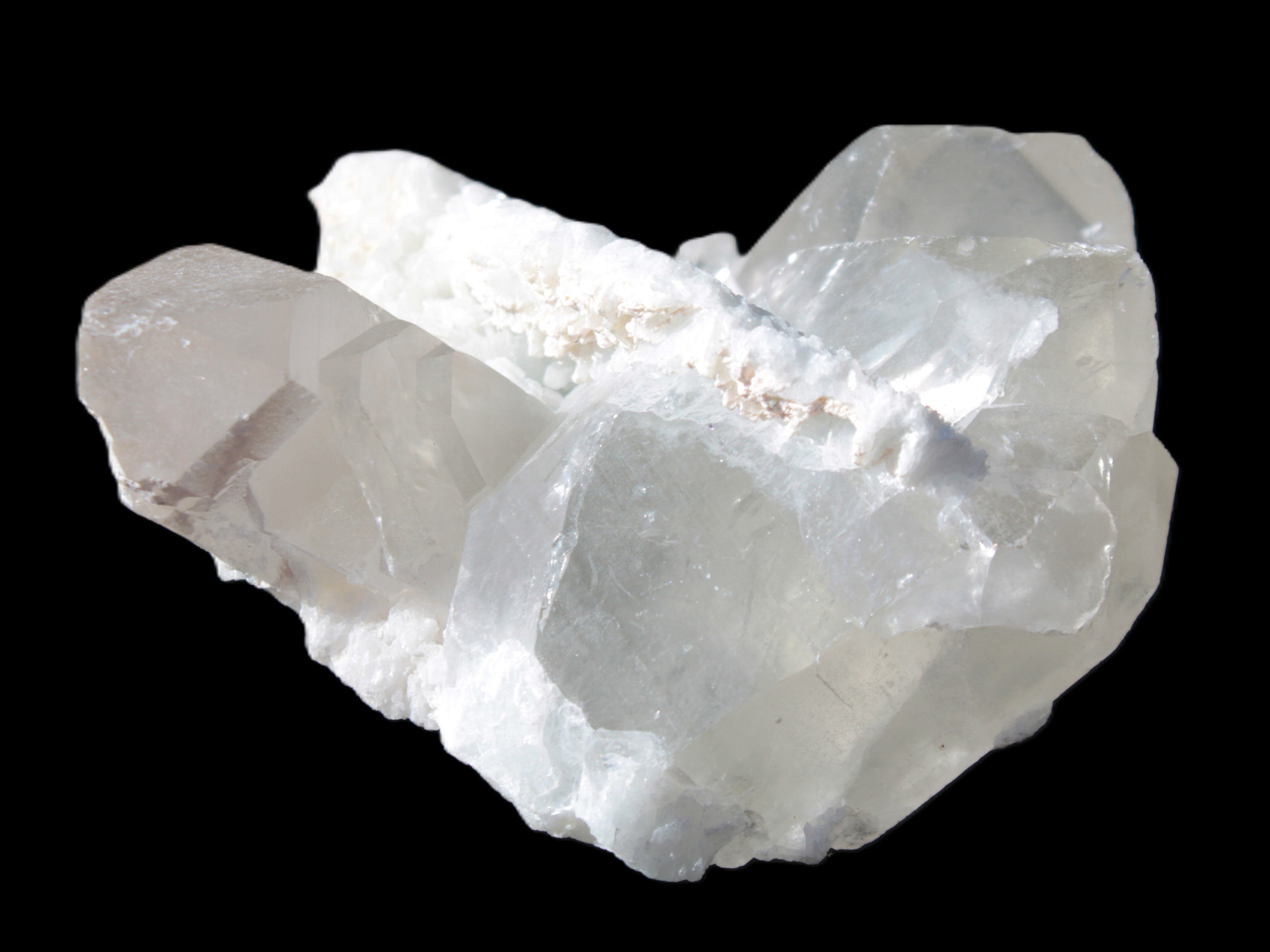 Elestial Quartz Soulmate cluster with Feldspar and Mica Bridge 105*105*50mm 424g Rocks and Things Store