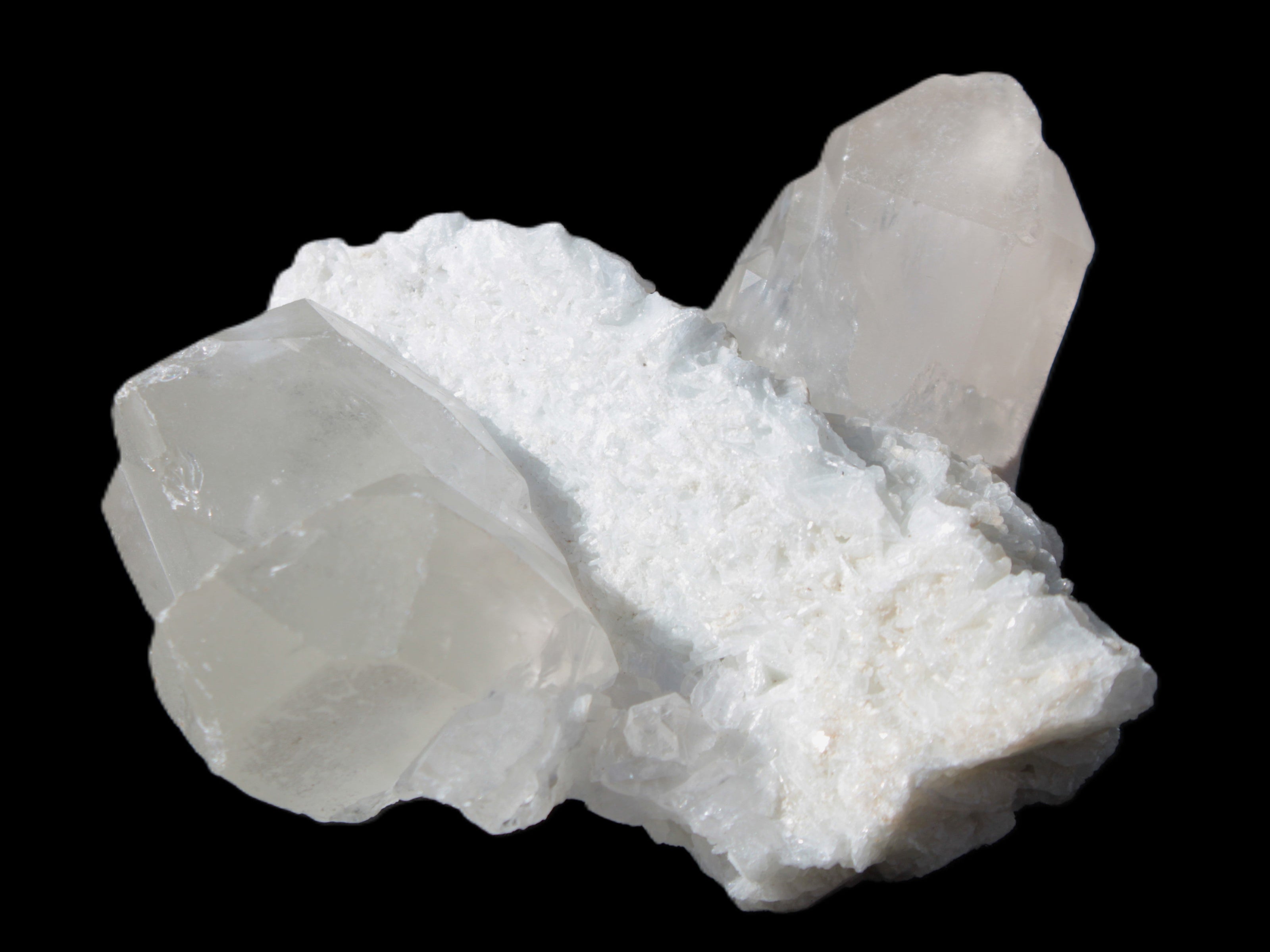 Elestial Quartz Soulmate cluster with Feldspar and Mica Bridge 105*105*50mm 424g Rocks and Things Store