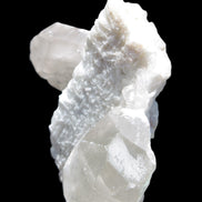 Elestial Quartz Soulmate cluster with Feldspar and Mica Bridge 105*105*50mm 424g in bright sunlight - Rocks and Things Store