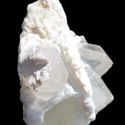 Elestial Quartz Soulmate cluster with Feldspar and Mica Bridge 105*105*50mm 424g in bright sunlight - Rocks and Things Store