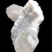 Elestial Quartz Soulmate cluster with Feldspar and Mica Bridge 105*105*50mm 424g in bright sunlight - Rocks and Things Store