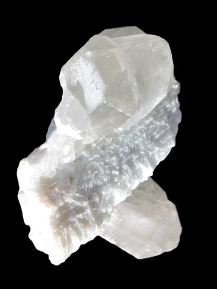 Elestial Quartz Soulmate cluster with Feldspar and Mica Bridge 105*105*50mm 424g Rocks and Things Store