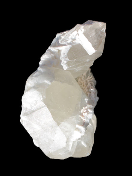 Elestial Quartz Soulmate cluster with Feldspar and Mica Bridge 105*105*50mm 424g in bright sunlight - Rocks and Things Store
