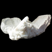 Elestial Quartz Soulmate cluster with Feldspar and Mica Bridge 105*105*50mm 424g in bright sunlight - Rocks and Things Store