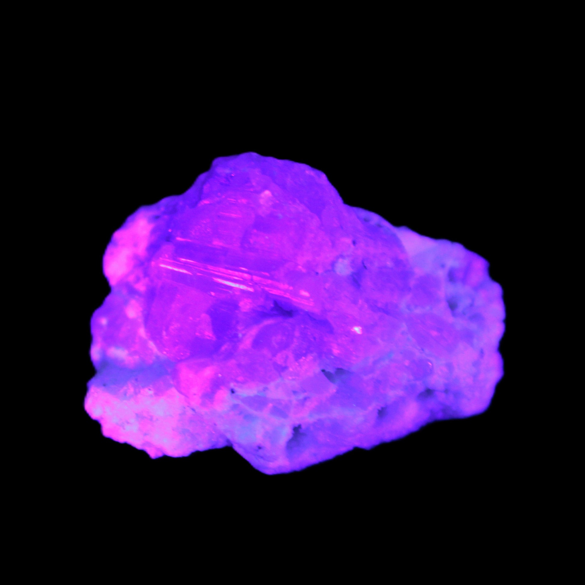 Pink and Clear Kunzite with Green Tourmaline in matrix 39*35*42mm 196ct 39.5g Rocks and Things Store