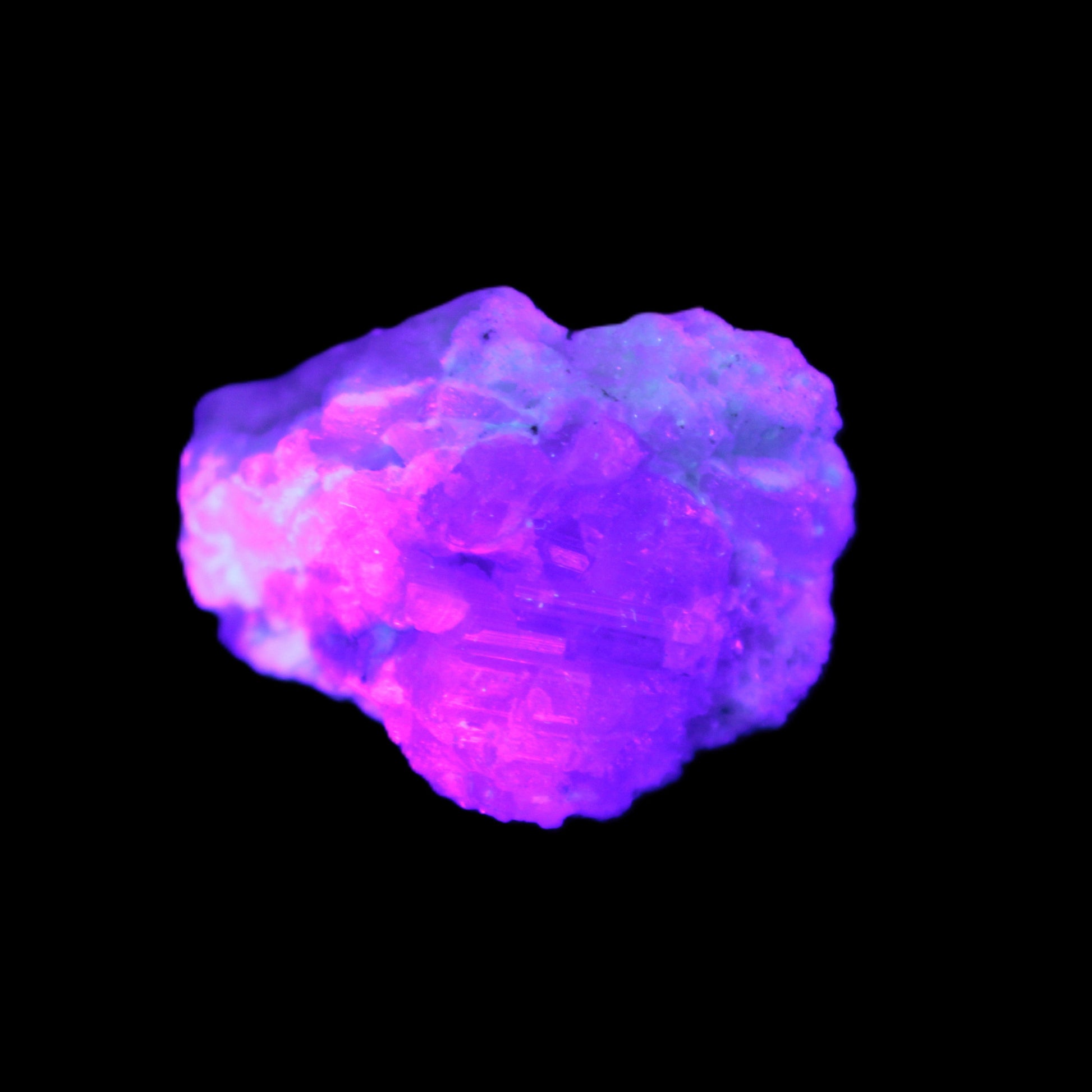 Pink and Clear Kunzite with Green Tourmaline in matrix 39*35*42mm 196ct 39.5g Rocks and Things Store