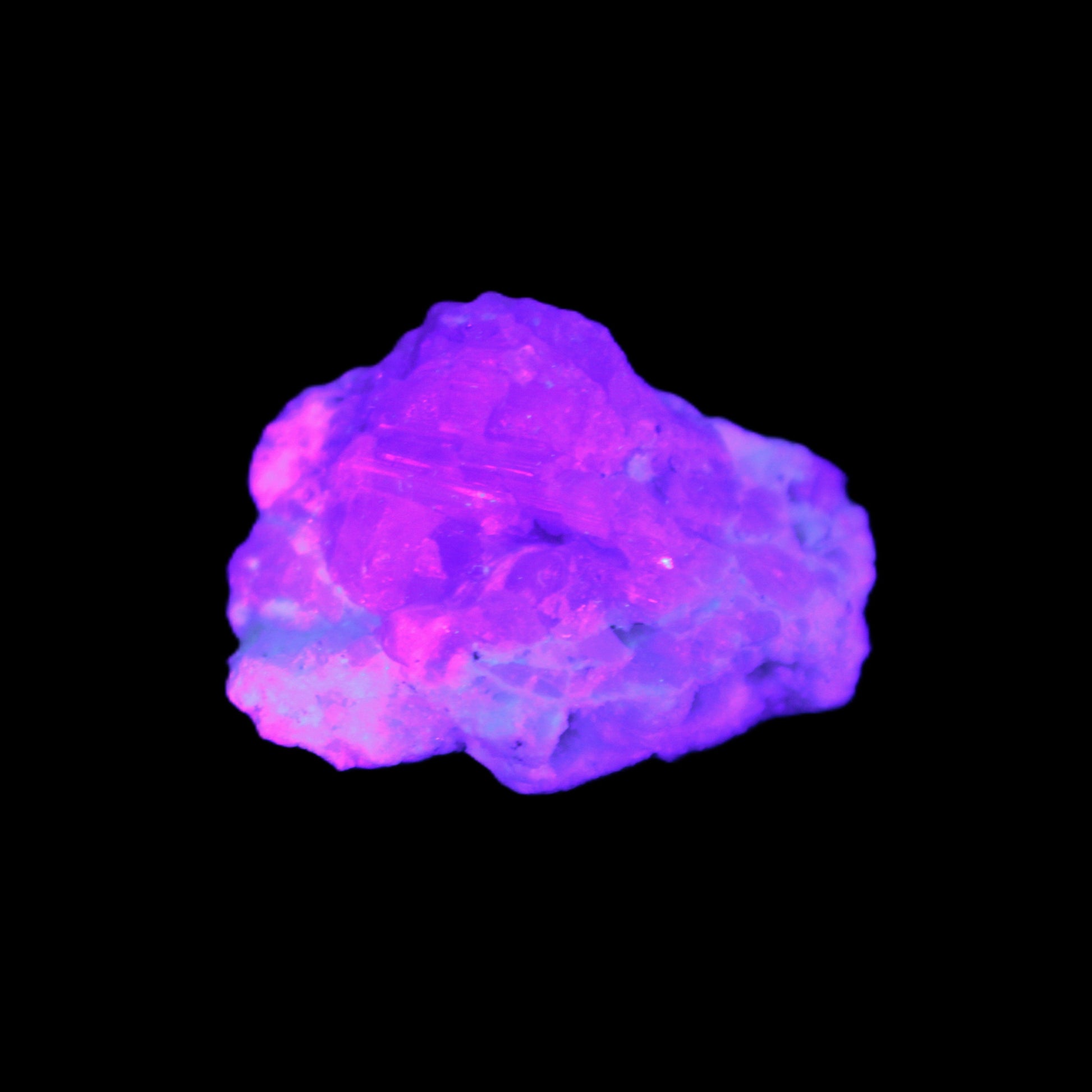 Pink and Clear Kunzite with Green Tourmaline in matrix 39*35*42mm 196ct 39.5g Rocks and Things Store