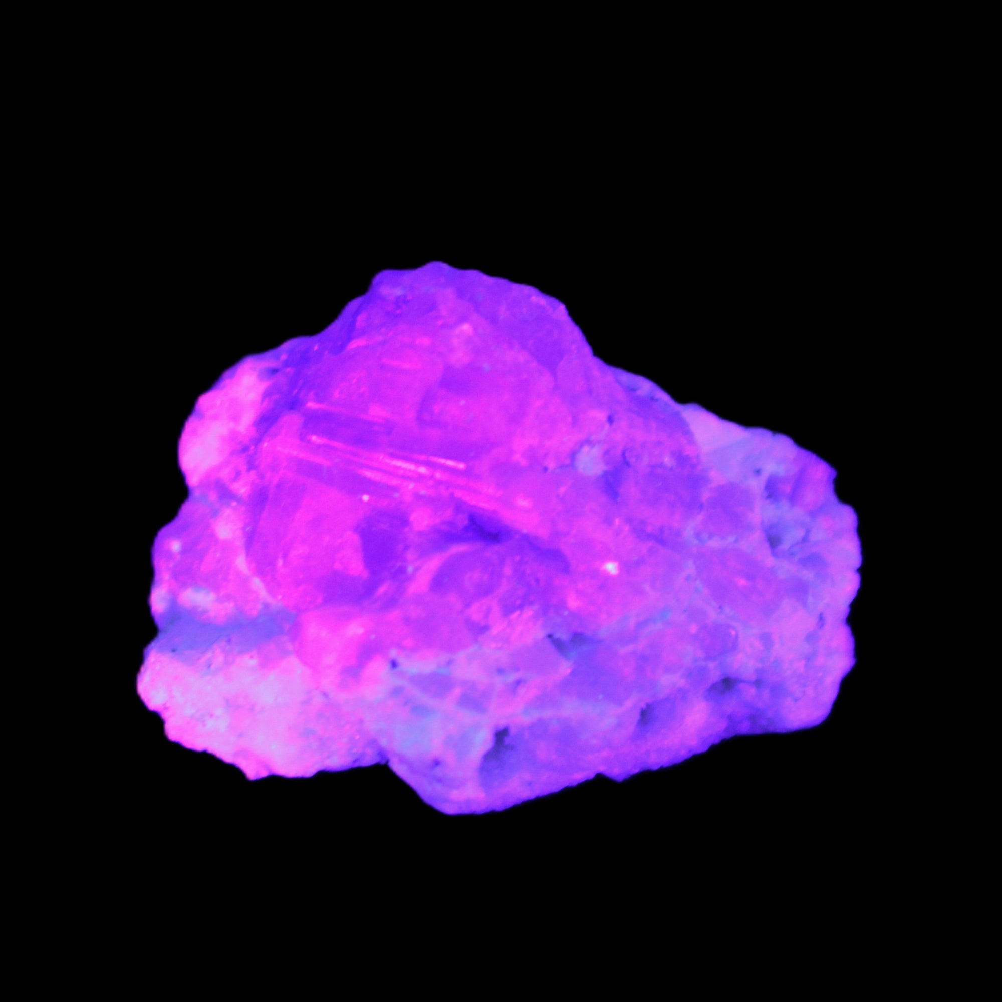 Pink and Clear Kunzite with Green Tourmaline in matrix 39*35*42mm 196ct 39.5g Rocks and Things Store