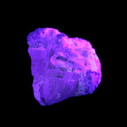 Pink and Clear Kunzite with Green Tourmaline in matrix 39*35*42mm 196ct 39.5g in UV light - Rocks and Things Store