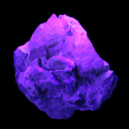 Pink and Clear Kunzite with Green Tourmaline in matrix 39*35*42mm 196ct 39.5g in UV light - Rocks and Things Store