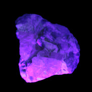 Pink and Clear Kunzite with Green Tourmaline in matrix 39*35*42mm 196ct 39.5g in UV light - Rocks and Things Store