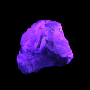 Pink and Clear Kunzite with Green Tourmaline in matrix 39*35*42mm 196ct 39.5g in UV light - Rocks and Things Store