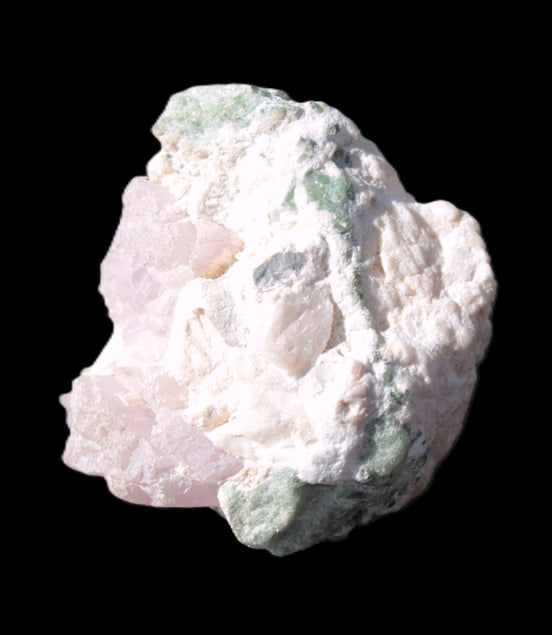 Pink and Clear Kunzite with Green Tourmaline in matrix 39*35*42mm 196ct 39.5g Rocks and Things Store