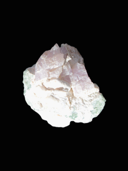 Pink and Clear Kunzite with Green Tourmaline in matrix 39*35*42mm 196ct 39.5g Rocks and Things Store