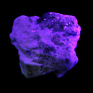 Epidote crystal specimen from Iran in matrix 43*35*15mm 43.7g in UV light - Rocks and Things Store