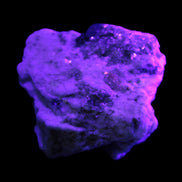 Epidote crystal specimen from Iran in matrix 43*35*15mm 43.7g in UV light - Rocks and Things Store