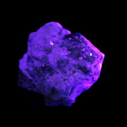 Epidote crystal specimen from Iran in matrix 43*35*15mm 43.7g in UV light - Rocks and Things Store