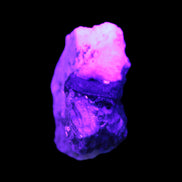 Epidote crystal specimen from Iran in matrix 43*35*15mm 43.7g in UV light - Rocks and Things Store