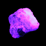 Epidote crystal specimen from Iran in matrix 43*35*15mm 43.7g in UV light - Rocks and Things Store