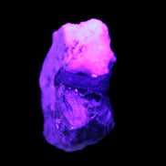 Epidote crystal specimen from Iran in matrix 43*35*15mm 43.7g in UV light - Rocks and Things Store