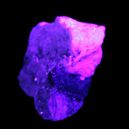 Epidote crystal specimen from Iran in matrix 43*35*15mm 43.7g in UV light - Rocks and Things Store