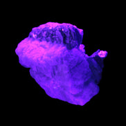 Tiny Aquamarine crystals in Mica, Lepidolite Feldspar matrix 46*42*30mm 198ct 39.6g in UV light - Rocks and Things Store