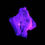 Tiny Aquamarine crystals in Mica, Lepidolite Feldspar matrix 46*42*30mm 198ct 39.6g in UV light - Rocks and Things Store