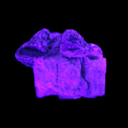 Tiny Aquamarine crystals in Mica, Lepidolite Feldspar matrix 46*42*30mm 198ct 39.6g in UV light - Rocks and Things Store