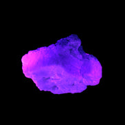 Tiny Aquamarine crystals in Mica, Lepidolite Feldspar matrix 46*42*30mm 198ct 39.6g in UV light - Rocks and Things Store