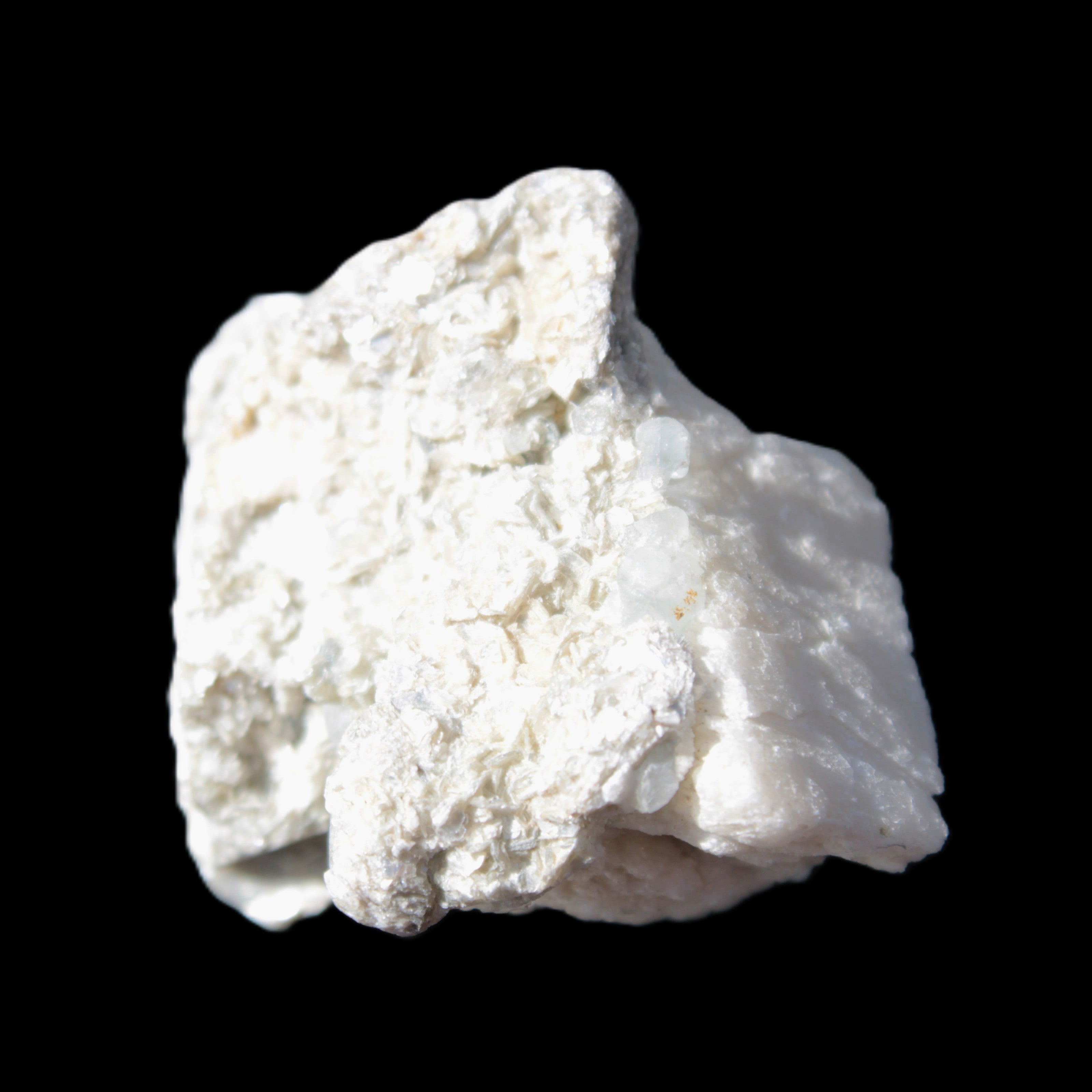 Tiny Aquamarine crystals in Mica, Lepidolite Feldspar matrix 46*42*30mm 198ct 39.6g Rocks and Things Store