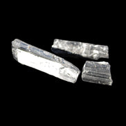 Rainbow Black Tourmaline from Pakistan 3 crystals 6-21mm 52.5ct 10.6g Rocks and Things Store