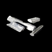 Rainbow Black Tourmaline from Pakistan 3 crystals 6-21mm 52.5ct 10.6g Rocks and Things Store