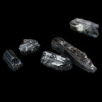 Rainbow Black Tourmaline from Pakistan 3/4 crystals 6-21mm 9-11g in sunlight - Rocks and Things Store
