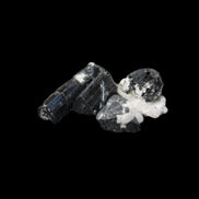 Rainbow Black Tourmaline from Pakistan 3/4 crystals 6-21mm 9-11g in sunlight - Rocks and Things Store
