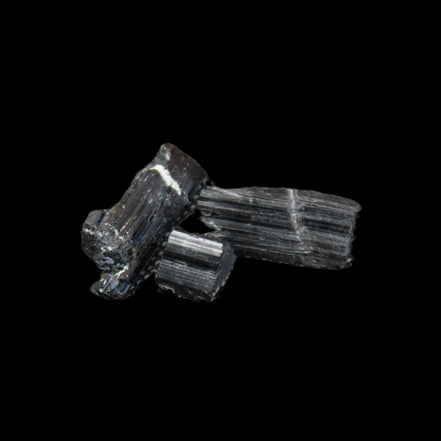 Rainbow Black Tourmaline from Pakistan 3/4 crystals 6-21mm 9-11g in sunlight - Rocks and Things Store