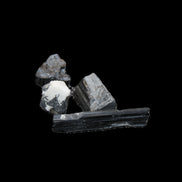 Rainbow Black Tourmaline from Pakistan 3/4 crystals 6-21mm 9-11g in sunlight - Rocks and Things Store